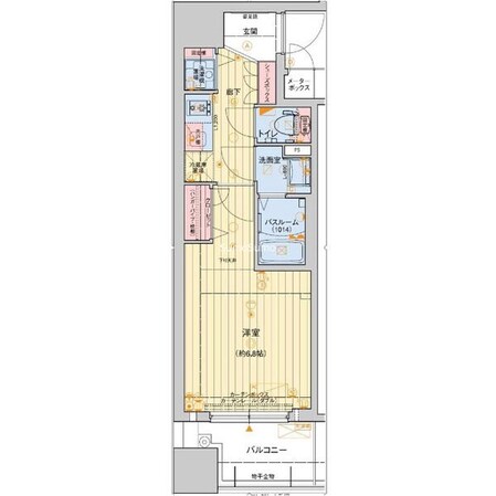 四ツ橋駅 徒歩5分 9階の物件間取画像